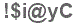 The text to enter in the texbox below is: !$i@yC