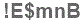 The text to enter in the texbox below is: !E$mnB