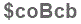 The text to enter in the texbox below is: $coBcb