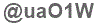 The text to enter in the texbox below is: @uaO1W