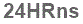 The text to enter in the texbox below is: 24HRns