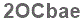 The text to enter in the texbox below is: 2OCbae
