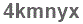The text to enter in the texbox below is: 4kmnyx