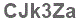 The text to enter in the texbox below is: CJk3Za