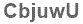 The text to enter in the texbox below is: CbjuwU