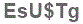 The text to enter in the texbox below is: EsU$Tg