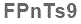 The text to enter in the texbox below is: FPnTs9