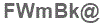 The text to enter in the texbox below is: FWmBk@