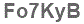 The text to enter in the texbox below is: Fo7KyB