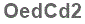 The text to enter in the texbox below is: OedCd2
