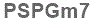 The text to enter in the texbox below is: PSPGm7