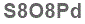 The text to enter in the texbox below is: S8O8Pd