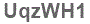 The text to enter in the texbox below is: UqzWH1