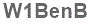 The text to enter in the texbox below is: W1BenB