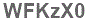 The text to enter in the texbox below is: WFKzX0