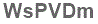 The text to enter in the texbox below is: WsPVDm