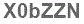 The text to enter in the texbox below is: X0bZZN
