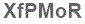 The text to enter in the texbox below is: XfPMoR