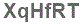The text to enter in the texbox below is: XqHfRT