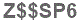 The text to enter in the texbox below is: Z$$SP6