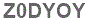 The text to enter in the texbox below is: Z0DYOY