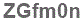 The text to enter in the texbox below is: ZGfm0n