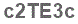 The text to enter in the texbox below is: c2TE3c