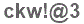 The text to enter in the texbox below is: ckw!@3