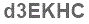 The text to enter in the texbox below is: d3EKHC