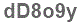The text to enter in the texbox below is: dD8o9y