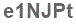 The text to enter in the texbox below is: e1NJPt