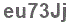 The text to enter in the texbox below is: eu73Jj