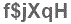 The text to enter in the texbox below is: f$jXqH