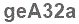 The text to enter in the texbox below is: geA32a