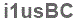 The text to enter in the texbox below is: i1usBC