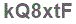 The text to enter in the texbox below is: kQ8xtF