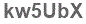 The text to enter in the texbox below is: kw5UbX