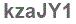 The text to enter in the texbox below is: kzaJY1