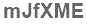 The text to enter in the texbox below is: mJfXME