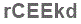 The text to enter in the texbox below is: rCEEkd