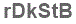 The text to enter in the texbox below is: rDkStB