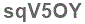 The text to enter in the texbox below is: sqV5OY