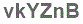 The text to enter in the texbox below is: vkYZnB