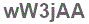 The text to enter in the texbox below is: wW3jAA