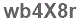 The text to enter in the texbox below is: wb4X8r